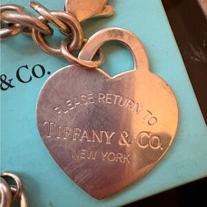 Tiffany extra large heart tag bracelet